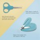 Baby Grooming Nail Cutter Kit for new born with Scissors/Baby Nail Clipper Safety Cutter & Manicure Pedicure Care Kit for infant and toddler