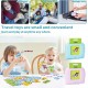 Talking Flash Cards Learning Toys Educational Device for 2, 3, 4, 5, 6 Year Old Kids Toddler 112 Flash Cards, Educational Toys Reading Machine with 224 Words, Preschool Montessori Toys