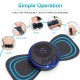 Mini Massage Machine mini massager portable rechargeable full body massager for pain relief with 8 Mode Ems neck cervical massager (Body Massager)