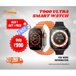 T900 Ultra Biggest 2.09 Infinite Display Smart Watch with Bt Calling Wireless Charge Fitness | Health Tracking, Sports Tracking, Camera & Music Control Smartwatch