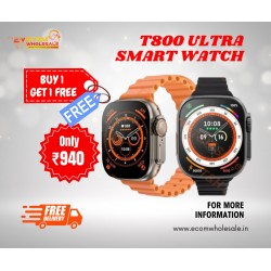 T800 Ultra Smartwatch 1.9 HD Display Bluetooth Calling Smart Watch Buy 1 Get 1 Free