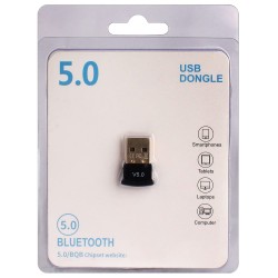 Bluetooth Adapter for PC, USB Bluetooth Adapter 5.0 Bluetooth Dongle Bluetooth Receiver