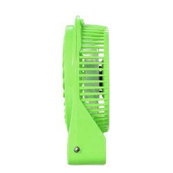 Portable Rechargeable Fan Mini Desk Usb Charging Led Light Air Cooler 3 Mode Speed Regulation Led Lighting Function Cooling - Multicolored