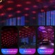 USB Star Projector Night Light, Car Roof Lights, Portable Adjustable Romantic Interior Car Lights, Portable USB Night Light Decorations for Car, Ceiling, Bedroom (Red)