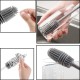 Bottle Cleaning Brush Silicone Long Handle for Baby Bottle, Water Bottle, Containers, Vase and Glass, Bottle Cleaner