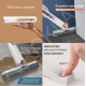 Mini Mop for Kitchen with Sponge Portable Mini Mop Self Squeeze Strong Absorbent Magic Wiper for Kitchen Small Sponge Mop Self Squeezing Wet & Dry Use for Bathroom Wall Glass Car Table Home