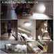 USB Rechargeable Motion Sensor Lamp Human Body Induction Night Light for Car, Indoor, Stairs, Wardrobe, Kitchen, Cupboard with Magnetic Base