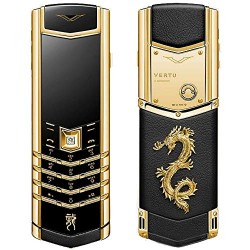 Vertu Signature Gold Dragon Luxury Mobile Phone