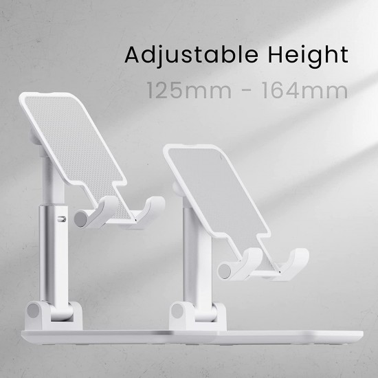 Multi Angle Adjustable and Foldable Mobile Phone Tabletop Stand (Imported)