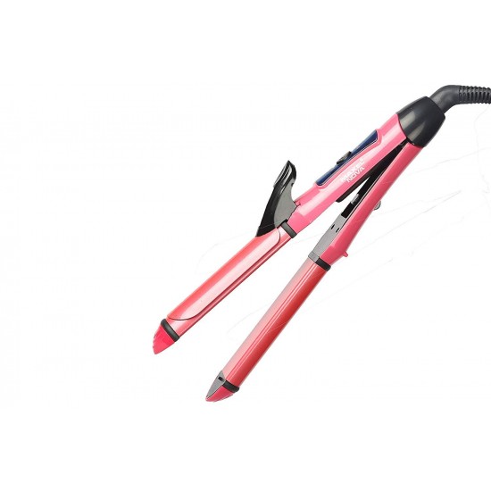 2 in 1 Hair Beauty Set | Electric and Professional Hair Curler And Hair Straightener