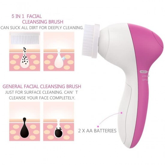 5 in 1 Facial Massage Machine Care & Cleansing, Facial Massager Machine for Face, Facial Machine, Beauty Massager, Facial Massager