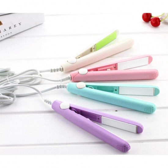 Mini Hair Straightener - Small Hair Straightening Machine for Women (Multicolor)