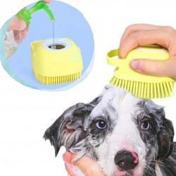 Dog Bath Brush for Grooming & Bathing, Dog Washing Brush for Labrador, German Shepherd, Golden Retriever - Any Color - Pack of 1