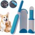 Pet Hair Remover Brush - Sided Lint Brush with Self - Cleaning Base Lint Brush - Fur & Lint Removal for Clothes Furniture Car Seat Couch Remover Magic Clean Clothing, Furniture (Multicolor)