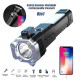 Torch Light LED 3W Rechargeable Torch Flashlight, Long Distance Beam Range Car Rescue Torch with Hammer Window Glass and Seat Belt Cutter Built