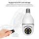 Smart Wi-Fi CCTV Camera Bulb Light | 360° Pan & Tilt | View & Talk | Motion Alert | Night Vision | SD Card (Up to 128 GB) | 2-Way Talk | IR Led | White