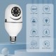 Smart Wi-Fi CCTV Camera Bulb Light | 360° Pan & Tilt | View & Talk | Motion Alert | Night Vision | SD Card (Up to 128 GB) | 2-Way Talk | IR Led | White