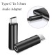 Type c to 3.5mm Audio Jack, car Audio Connector USB Type c, Headphone Converter Cable Stereo Jack Splitter