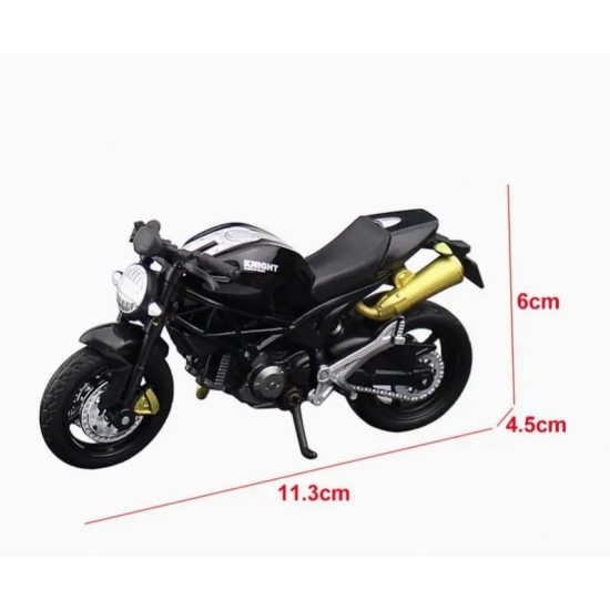 Ducati Motorcycle Model Replica Tiny Figure Racing Sports Max Energy Power Miniature High Details HD Collection Race Series Pack of 1[Color As Per Stock]