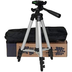 330A Aluminum Portable Tripod Stand 3 Way Head for Digital Camera Camcorder with Mobile Holder Tripod Kit