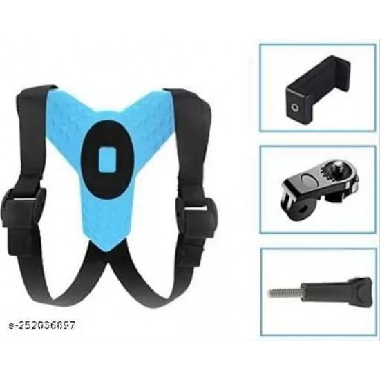 Multipurpose Motorcycle Helmet Chin Holder Helmet Jaw Strap Mount with Mobile Holder & Screw Compatible with All Smartphones, GoPro