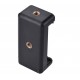Universal Monopod Holder Clip for Mobile Camera Holder and Tripod Mount Holder- Black