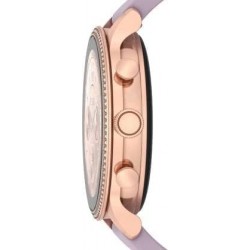 Gen 8 Pro Rose-Gold Diamond Edition Stainless-Steel Women Bluetooth Calling/Sleep Monitor/Sedentary Reminder/Gift Smartwatch with Wireless Charging and Amoled Display