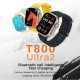 T800 Ultra 2 Smart Watch HD Display Bluetooth Calling Smartwatch with Wireless Charging, Motion gestures, Sports Mode, Health Mode, SpO2 Monitoring & Sleep Tracking
