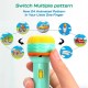 Mini Slide Projector Flashlight Torch with 24 Pattern, Kids Projection Light Toy Slide Flashlight Lamp Education Learning Night Light Before Going to Bed