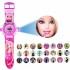 Disney Barbie Princess Toy and Games Projector Automatic Digital Light Display 24 Images Barbie Wrist LED Girl's Watch for Birthday Christmas (Pink)
